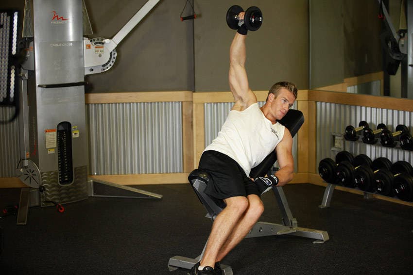 One-Arm Incline Lateral Raise — النهاية