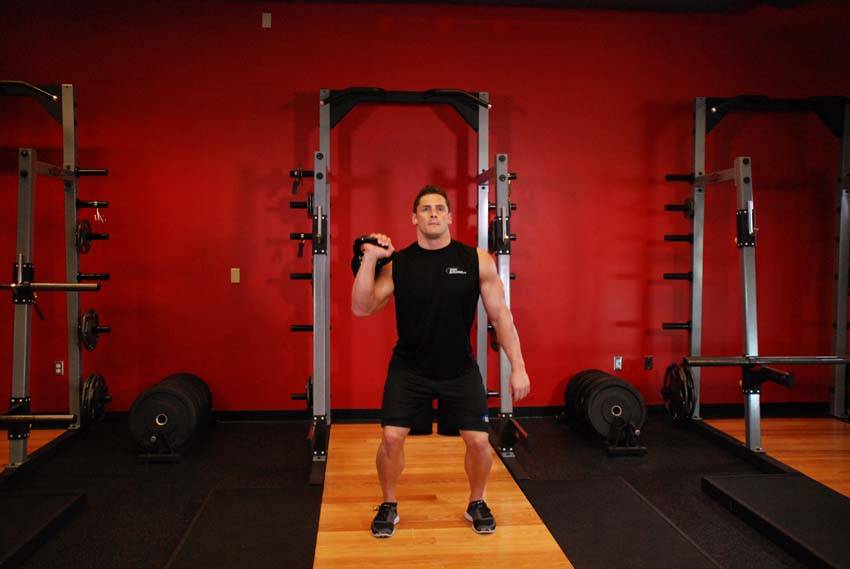 One-Arm Kettlebell Jerk — النهاية