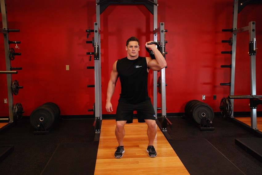 One-Arm Kettlebell Push Press — النهاية