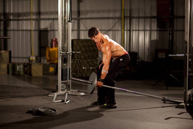 One-Arm Long Bar Row — البداية