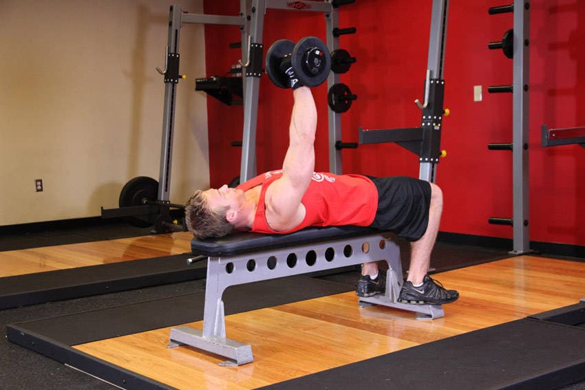 One Arm Dumbbell Bench Press — النهاية