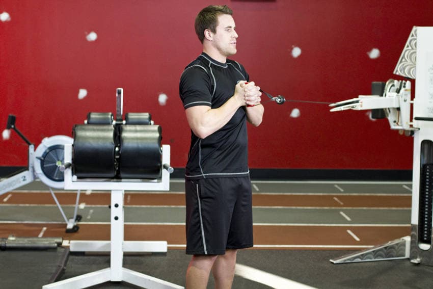 Pallof Press With Rotation — البداية