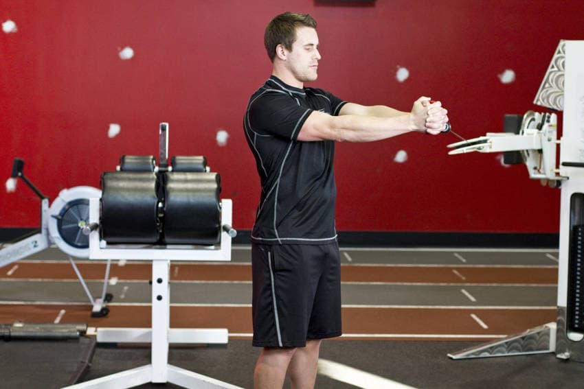Pallof Press With Rotation — النهاية