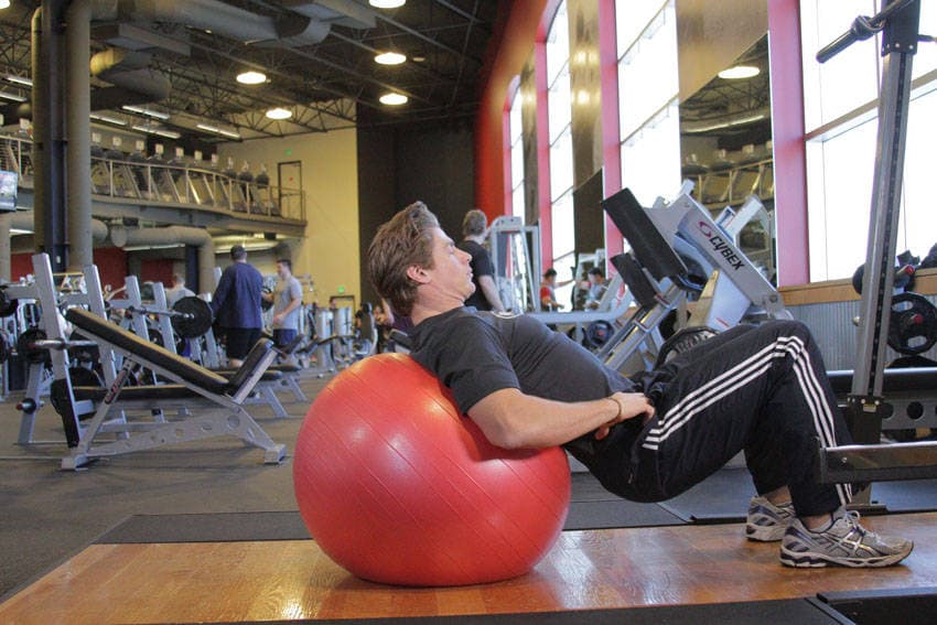 Physioball Hip Bridge — البداية