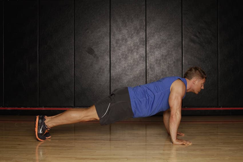 Push Up to Side Plank — البداية