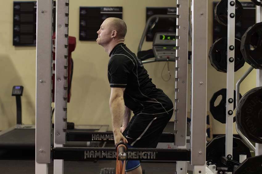 Rack Pull with Bands — البداية