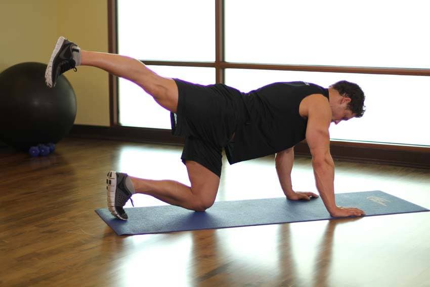 Rear Leg Raises — النهاية
