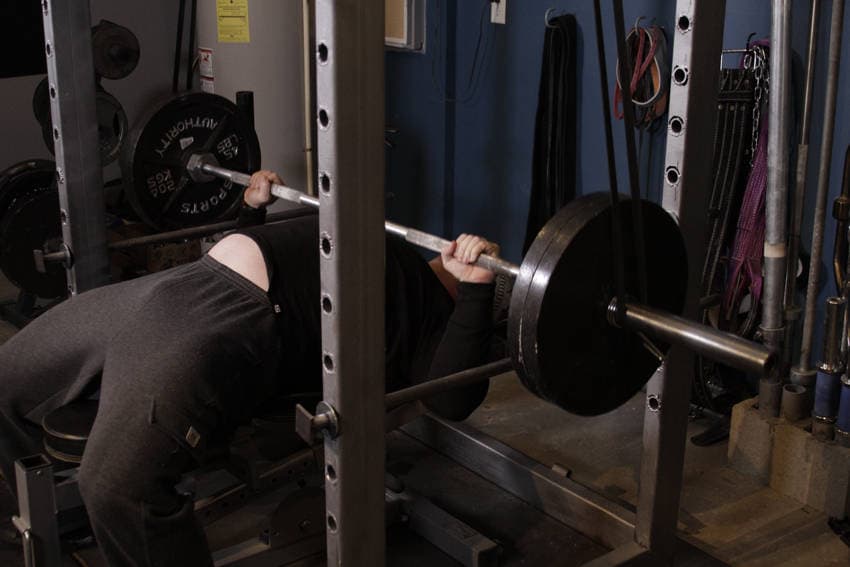 Reverse Band Bench Press — النهاية