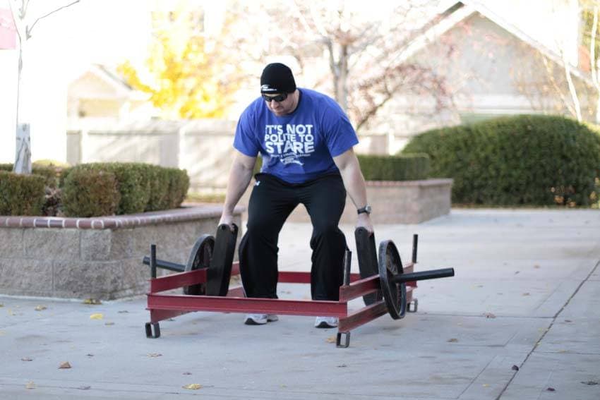 Rickshaw Deadlift — البداية