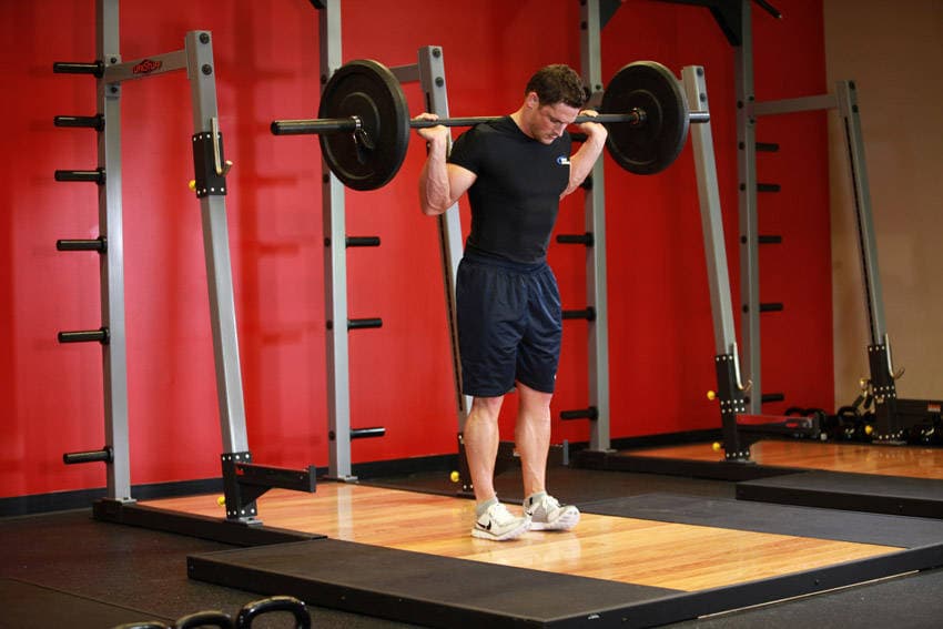Rocking Standing Calf Raise — البداية