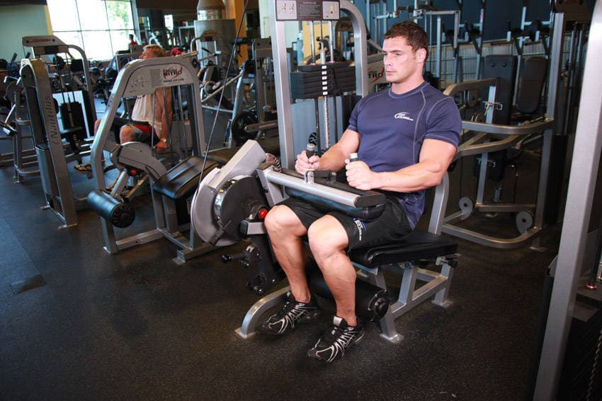 Seated Leg Curl — النهاية