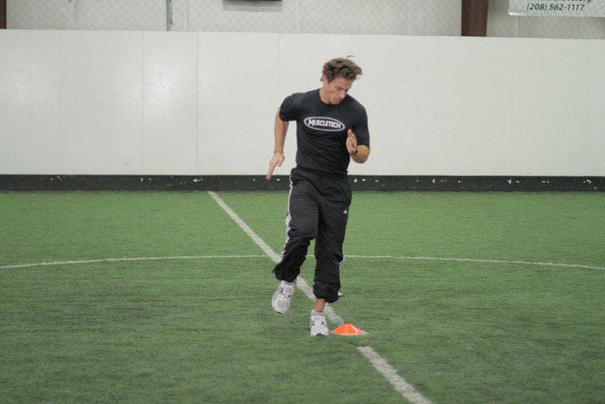 Single-Cone Sprint Drill — البداية
