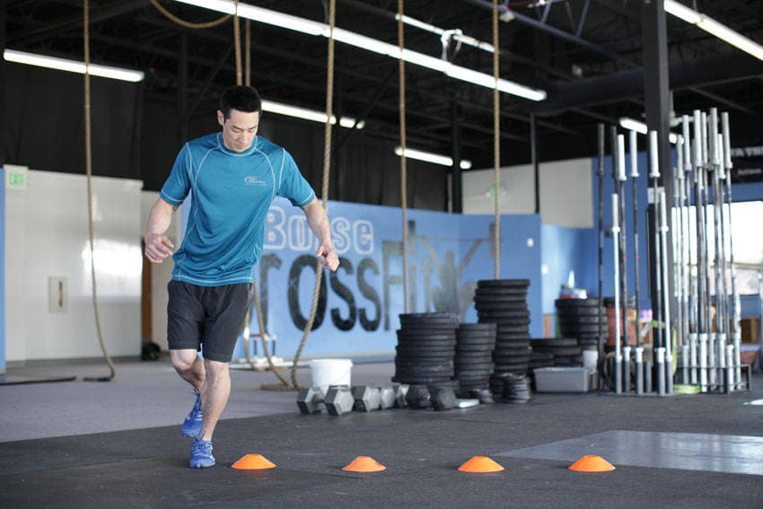 Single-Leg Lateral Hop — البداية