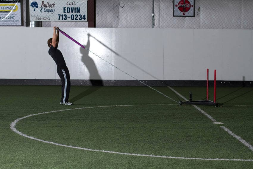 Sled Overhead Backward Walk — النهاية