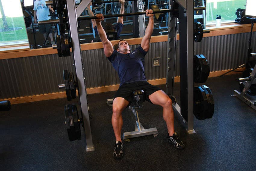 Smith Incline Shoulder Raise — النهاية