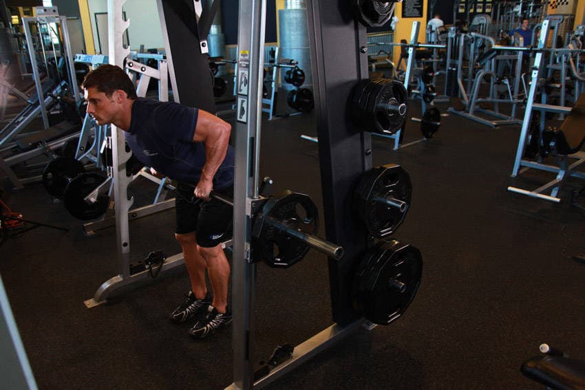 Smith Machine Bent Over Row — النهاية