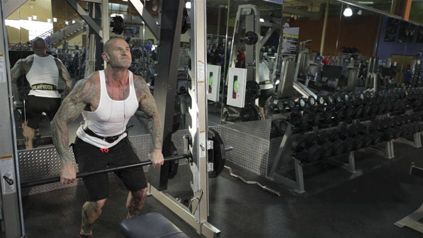 Smith Machine Hang Power Clean — النهاية