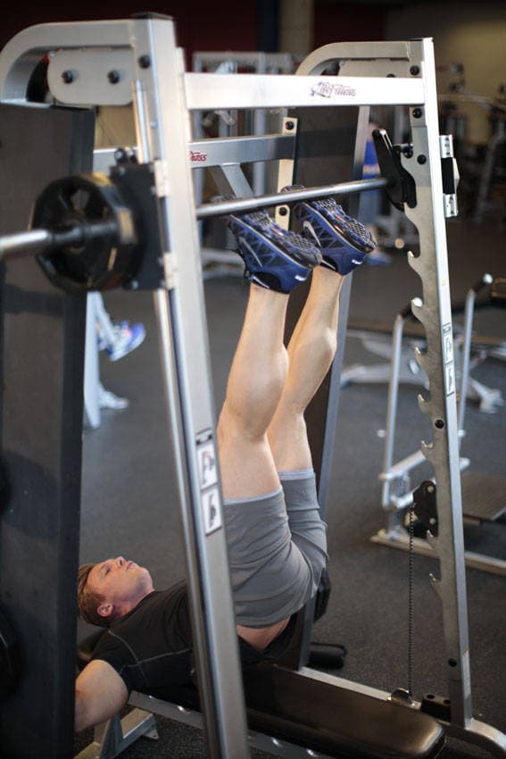 Smith Machine Hip Raise — النهاية