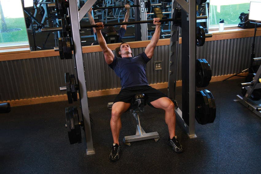 Smith Machine Incline Bench Press — النهاية