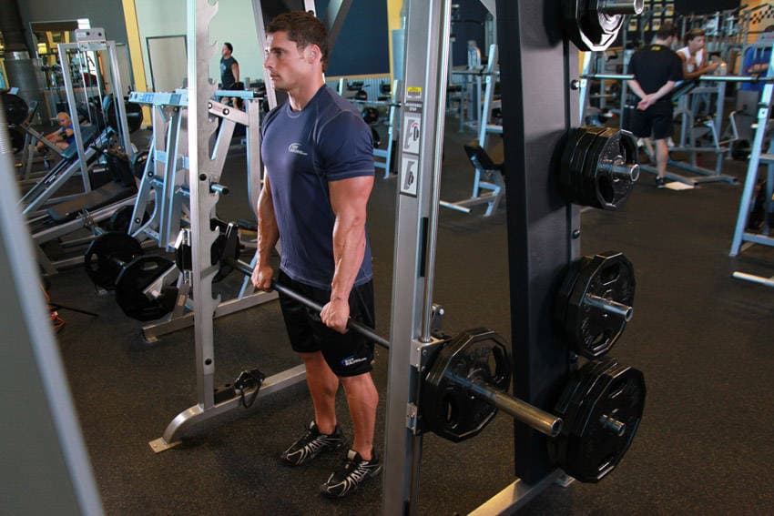 Smith Machine Stiff-Legged Deadlift — النهاية