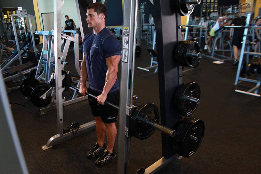 Smith Machine Upright Row — البداية