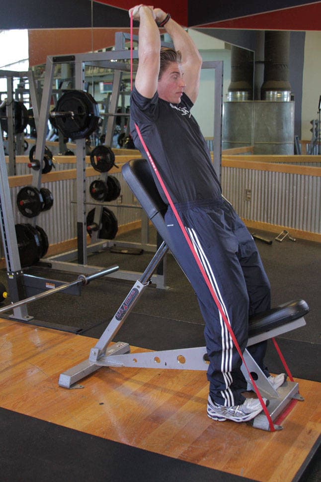 Speed Band Overhead Triceps — النهاية