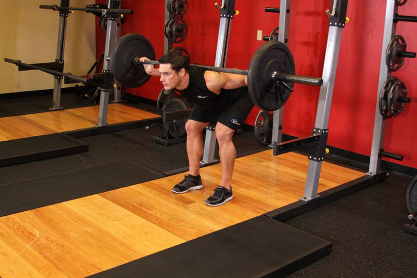 Stiff Leg Barbell Good Morning — النهاية