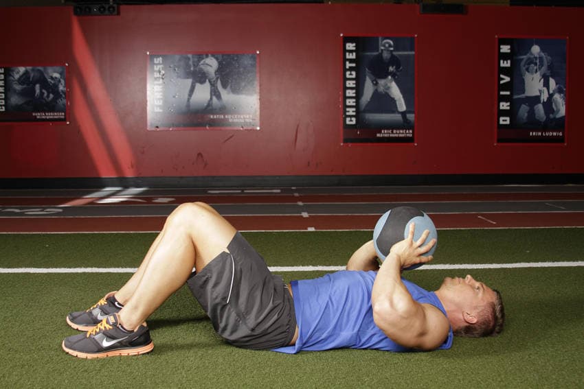 Supine Chest Throw — البداية
