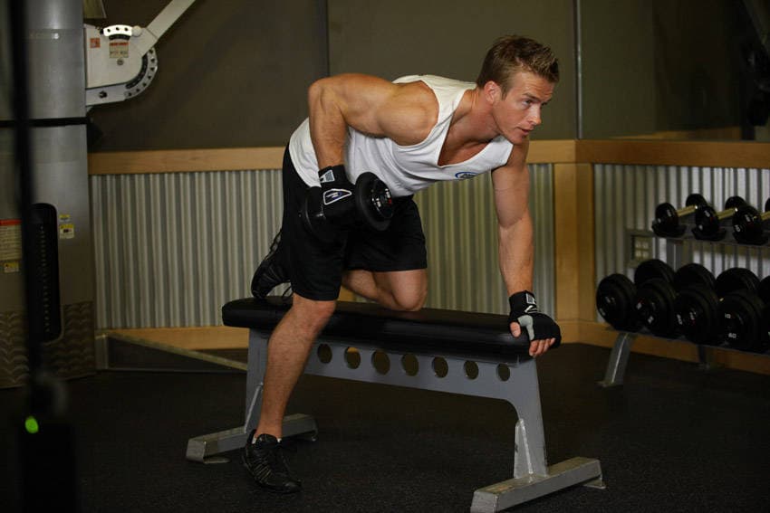 Tricep Dumbbell Kickback — النهاية