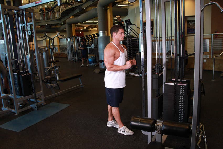 Triceps Pushdown - Rope Attachment — البداية