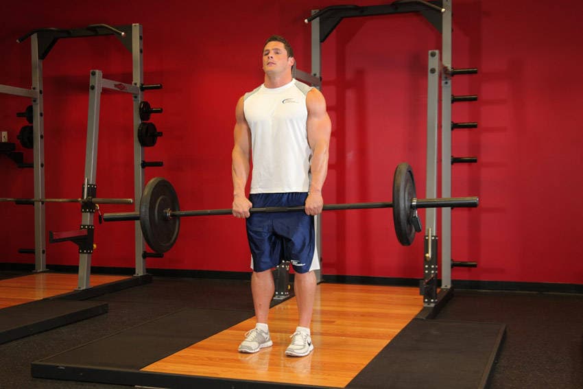 Upright Barbell Row — النهاية
