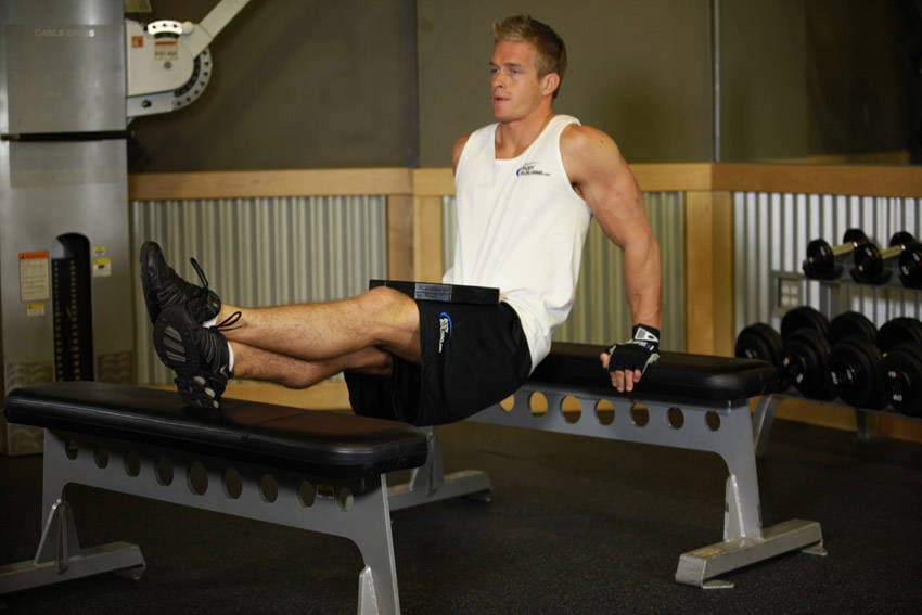 Weighted Bench Dip — البداية