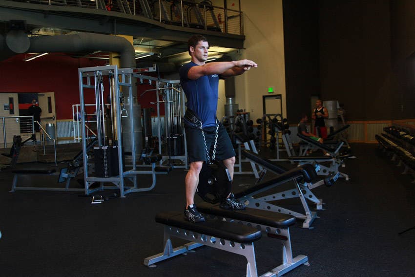 Weighted Squat — البداية